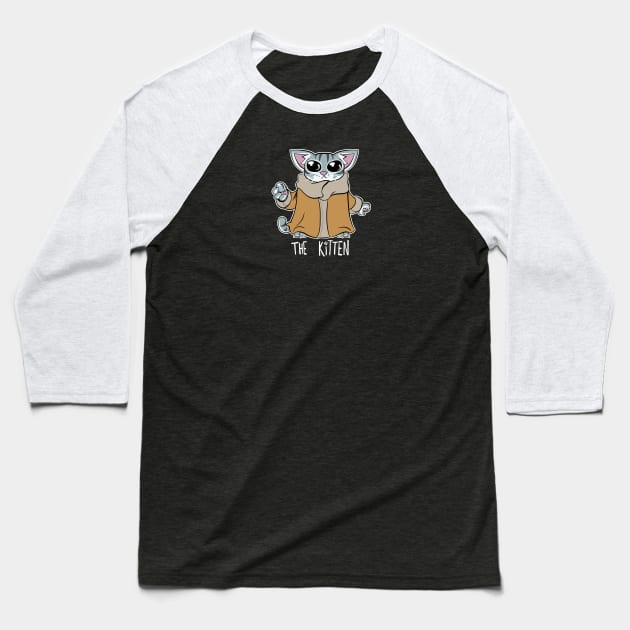 The Kitten Baseball T-Shirt by Dustinart